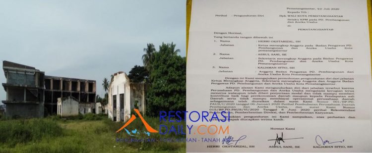 Menjelang Berakhirnya Jabatan Hefriansyah, ” Bangunan Hantu ” Siantar City Mall Masih Kokoh di Tengah Masyarakat Pematangsiantar