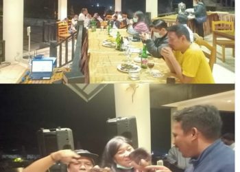 Suhadi, Anggota Bawaslu Sumut Ikut Minum Bir dan Menyaksikan Joget Bersama Tak Pakai Masker di Niagara Hotel