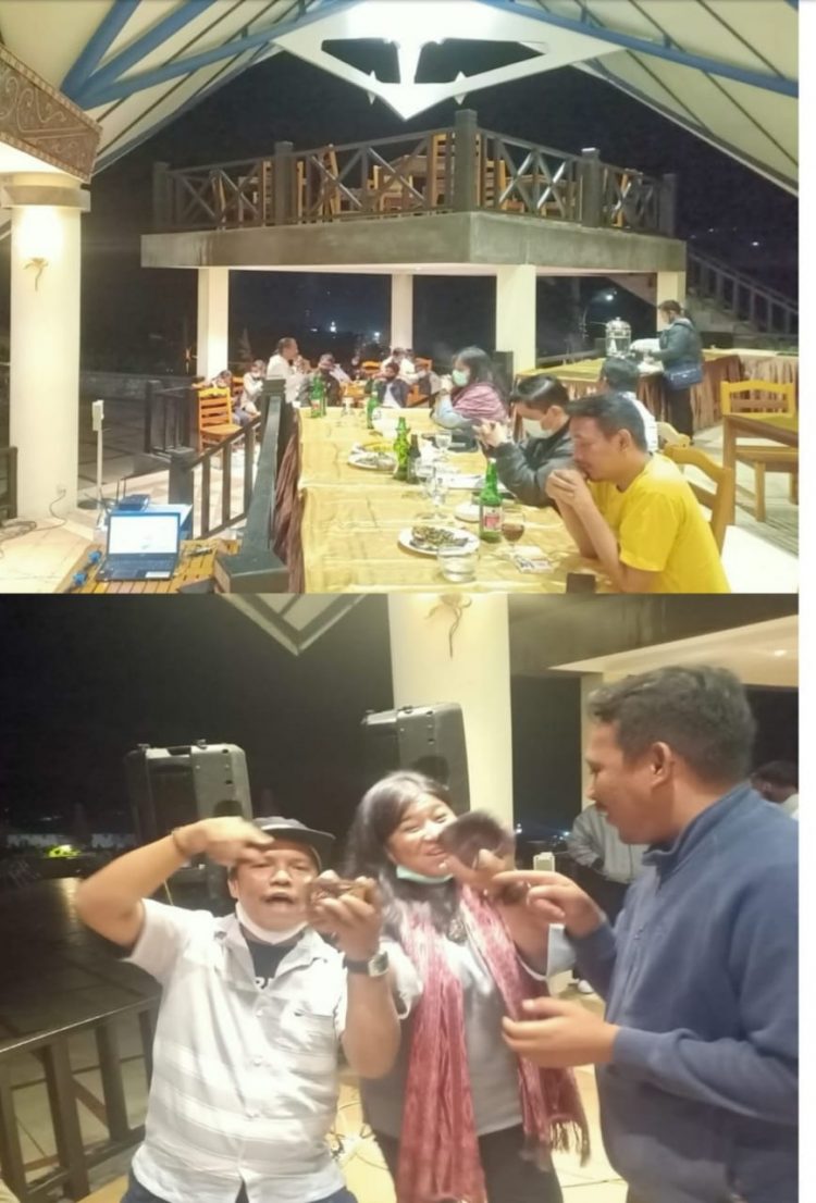 Suhadi, Anggota Bawaslu Sumut Ikut Minum Bir dan Menyaksikan Joget Bersama Tak Pakai Masker di Niagara Hotel