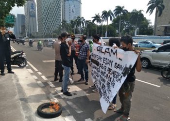 PT Binanga Hartama Raya Diduga Melakukan Penambangan Ilegal, GLAM Berunjukrasa di Kementerian ESDM