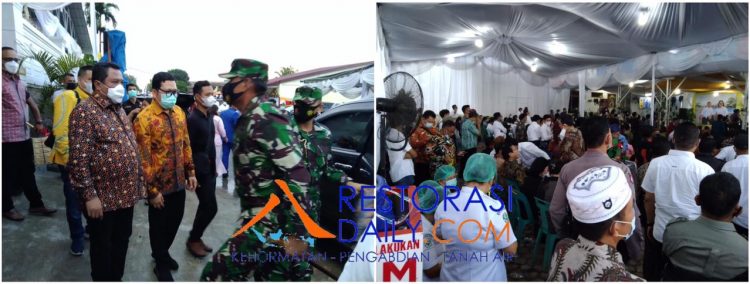 Ketua Komisi II DPR RI Juga Saksikan Kerumunan Massa di Acara Syukuran Pelantikan Bupati Simalungun