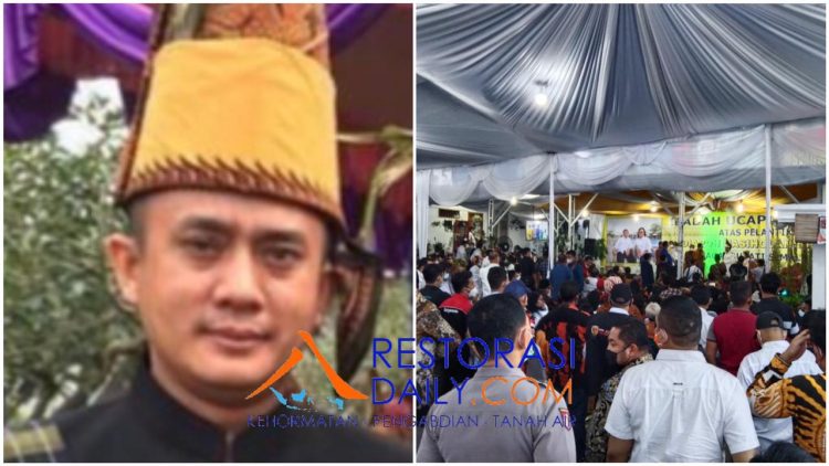 Terkait Peristiwa Kerumunan Massa di Acara Syukuran Radiapoh Sinaga. Wakil Ketua DPRD Simalungun Minta Kepolisian Tegakkan Hukum Tanpa Pandang Bulu