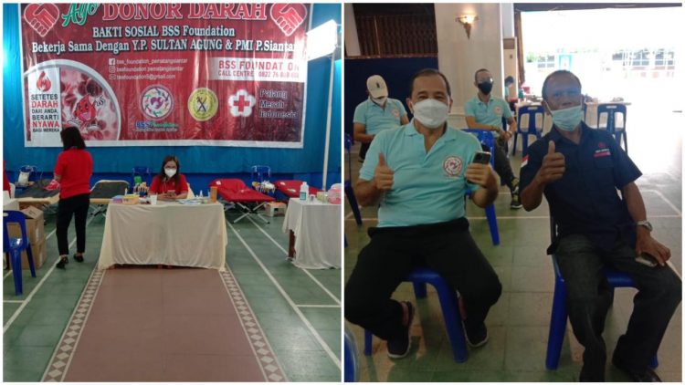 PMI – BSS Foundation – Sultan Agung Gelar Baksos Donor Darah