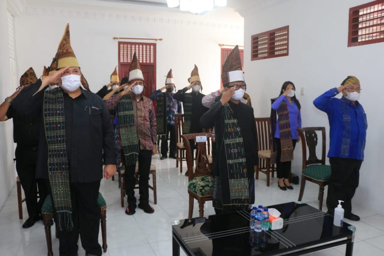 Pemkab Simalungun Ikuti Upacara Peringatan Hari Lahir Pancasila Tahun 2021 Secara Virtual