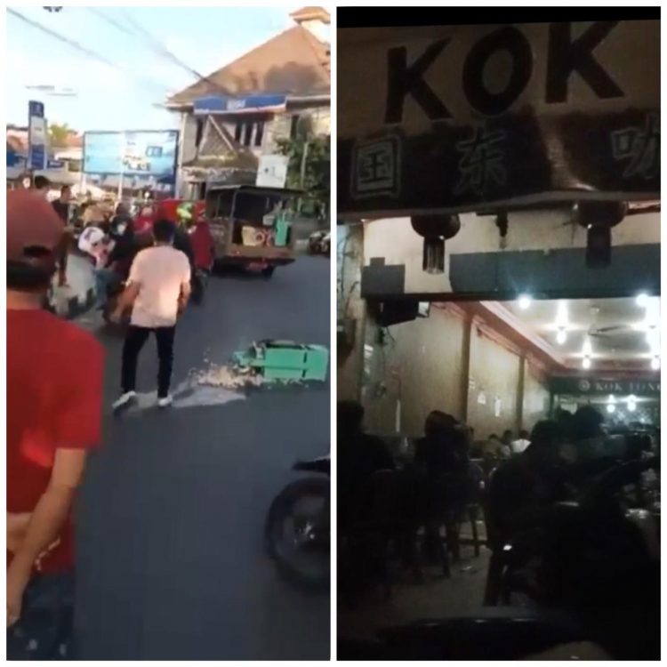 Pelaksanaan PPKM Covid 19 di Pematangsiantar. Dagangan Cilok Keliling Dirusak Satpol PP, Pengusaha Kedai Kopi Kok Tong Bebas Beroperasi Hingga Malam Hari