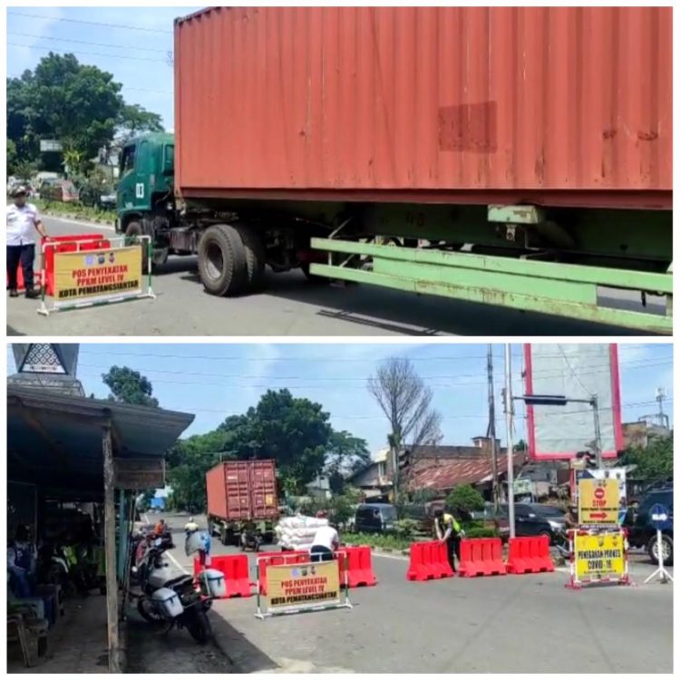 Perlakuan Istimewa, Truk PT STTC Diizinkan Terobos Jalur Penyekatan PPKM Level 4