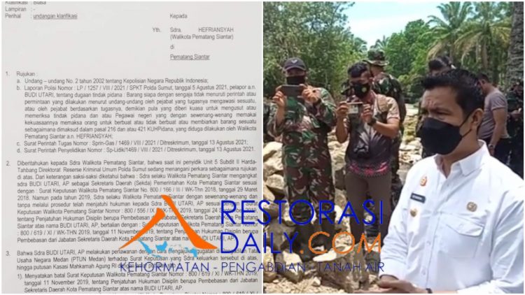 Alasan Kegiatan TMMD Kodim 0207, Hefriansyah Minta Waktu 2 Hari Hadiri Panggilan Penyidik Poldasu