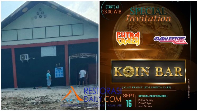 Mana Yang Benar ! Manajer Koin Bar Sebut Sudah Dapat Izin Polres. Kapolres Bilang Tidak Ada Keluarkan Izin