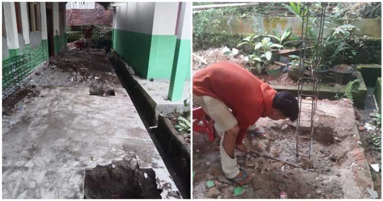 Pondasi Tiang Dibongkar, Pelaksana Bangunan CV Paredes Akui Penggunaan Material Lama di SMP 10 Pematangsiantar