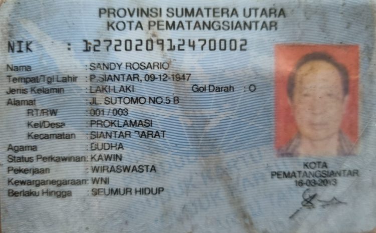 Diduga Rekayasa Kepentingan, Sandy Rosario Urus Pindah Domisili dan Membuat Surat Kehilangan KTP di Kantor Polisi