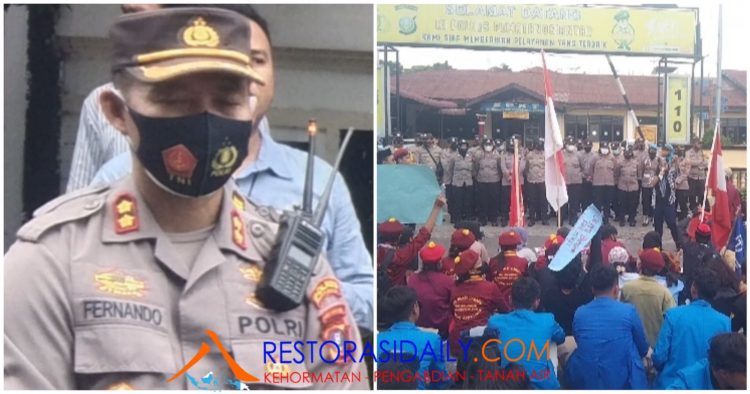 Ditembak Gas Air Mata, Ditunjang, Dibanting dan Dipukuli. Mahasiswa Cipayung Plus Serukan Pencopotan Kapolres Pematang Siantar