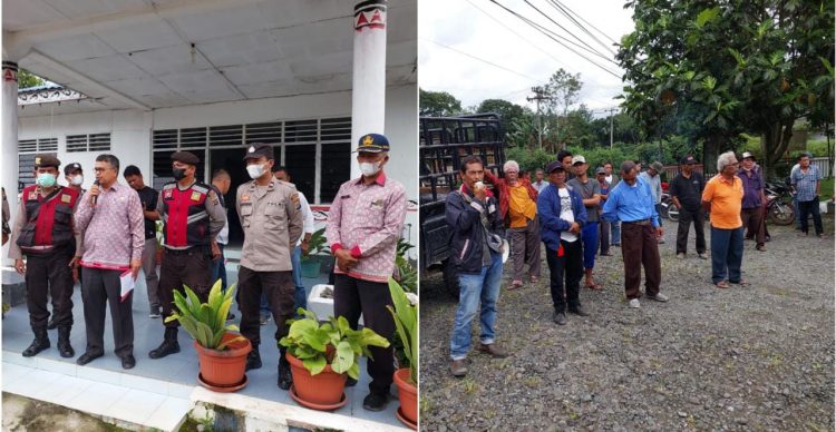 Minta Tanaman Sawit Kebun Bah Butong Dicabut, Puluhan Masyarakat Sidamanik Berunjukrasa di Kantor Camat